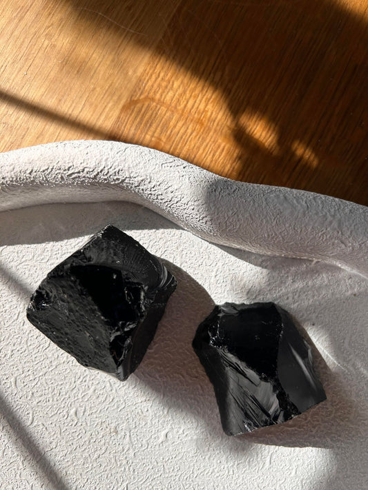 Black Obsidian Rough