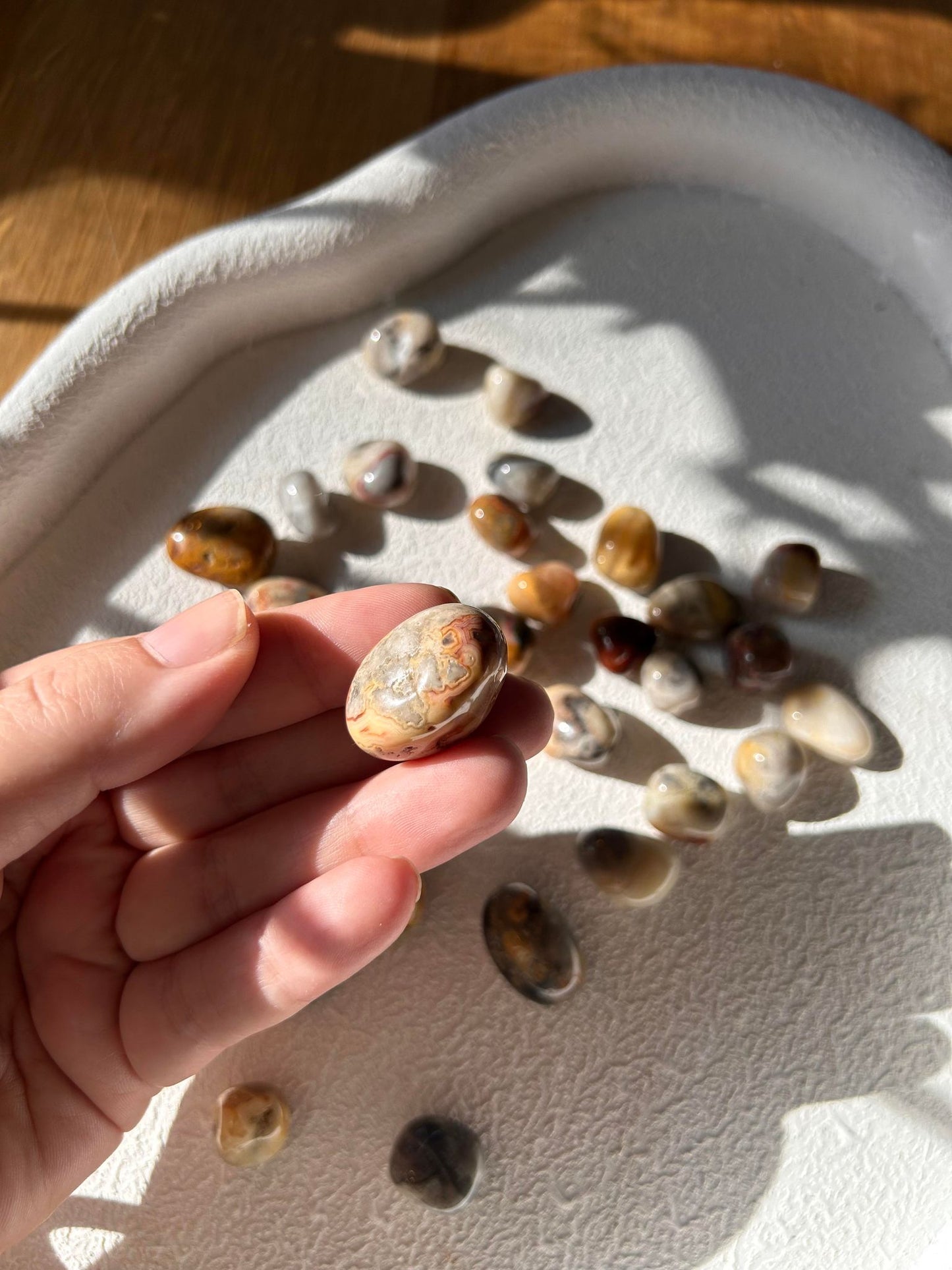Crazy Lace Agate Pebbles