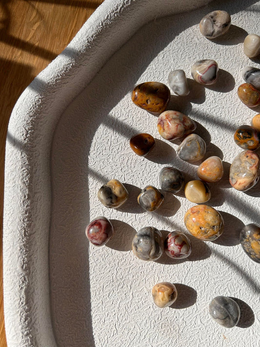 Crazy Lace Agate Pebbles