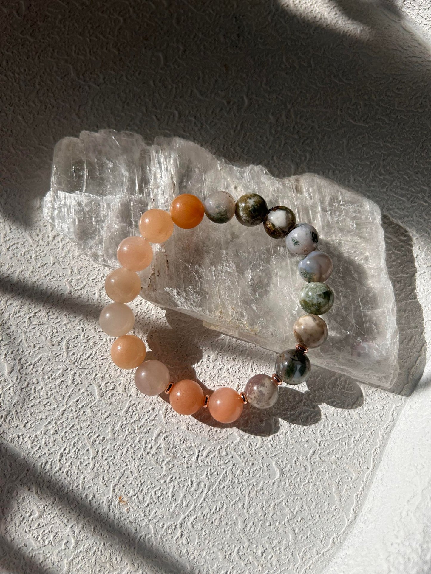 Peach Aventurine & Tree Agate
