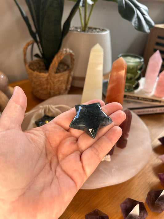 Moss Agate Star
