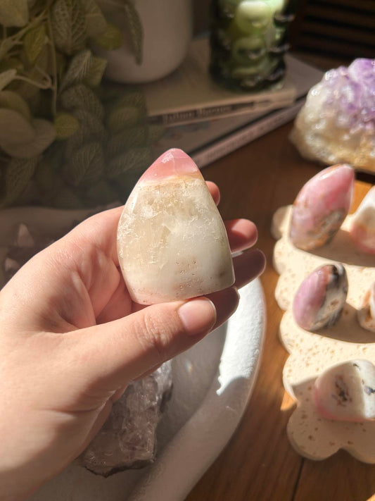 Pink Aragonite Freeform