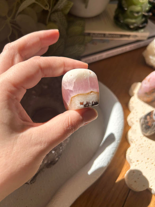 Pink Aragonite Freeform