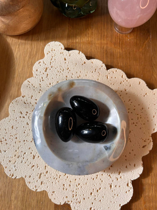 Black Obsidian Egg