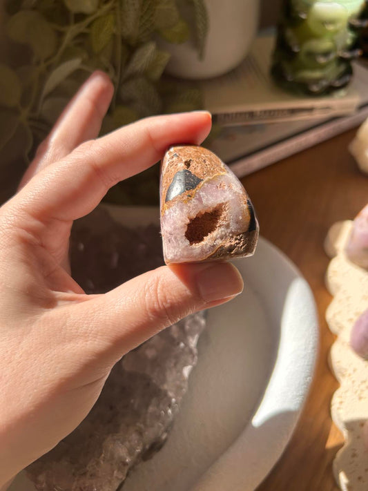 Pink Aragonite Freeform