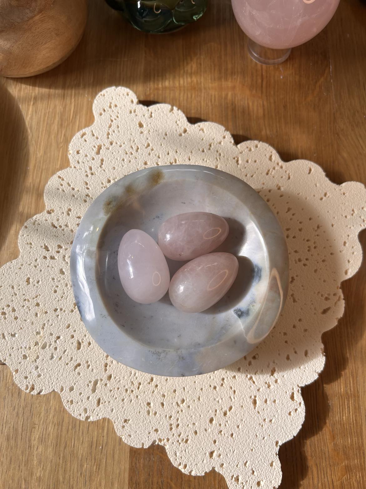 Rose Quartz Egg