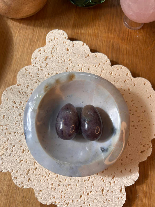 Chevron Amethyst Egg