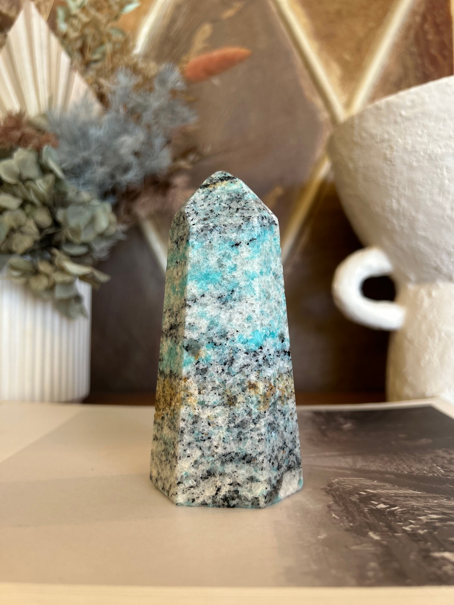 Painted Amazonite Tower