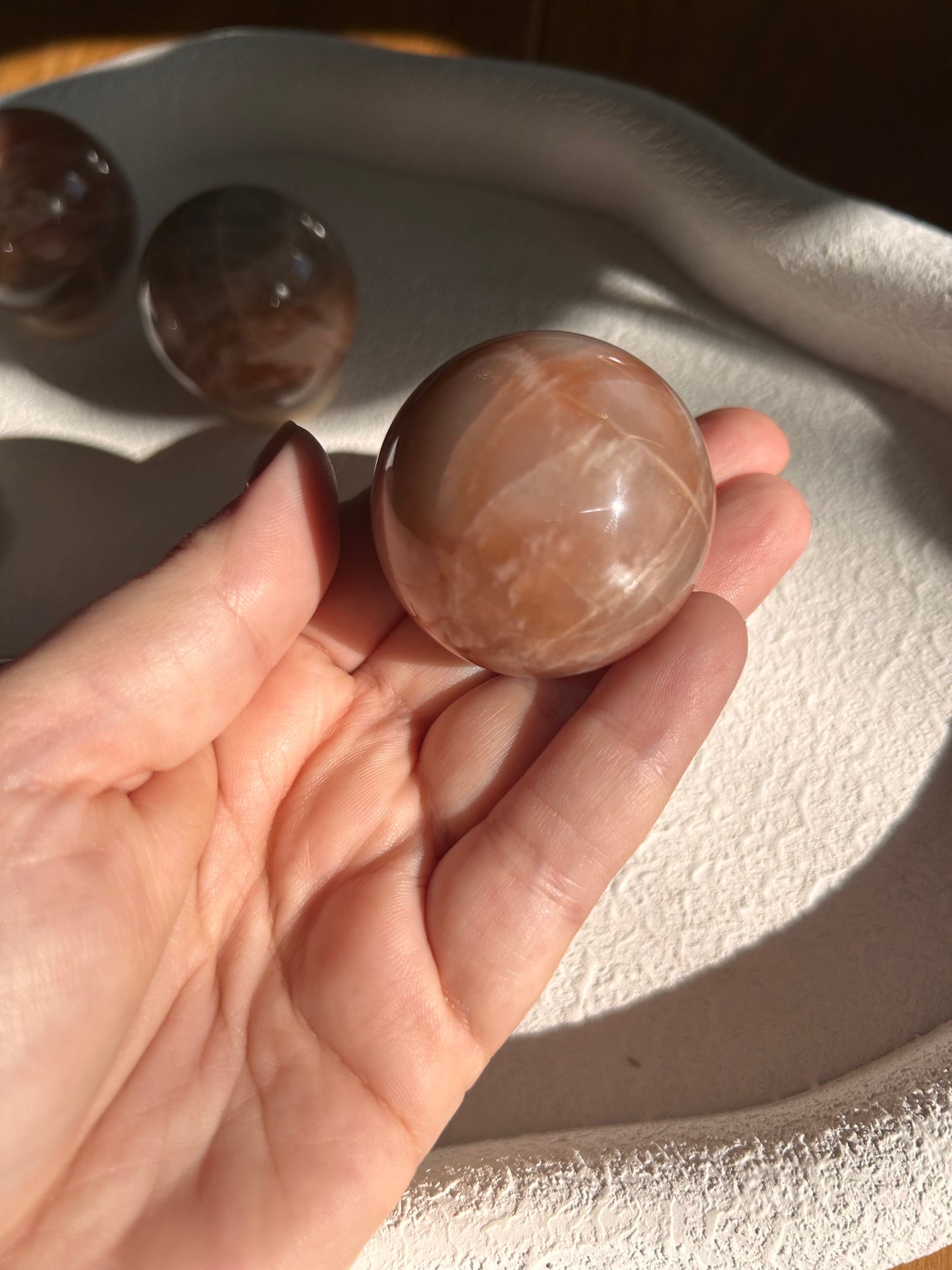 Sunstone & Moonstone Sphere