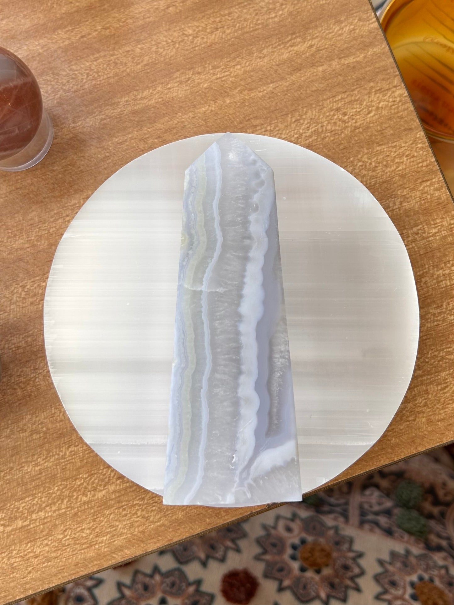Blue Lace Agate Tower