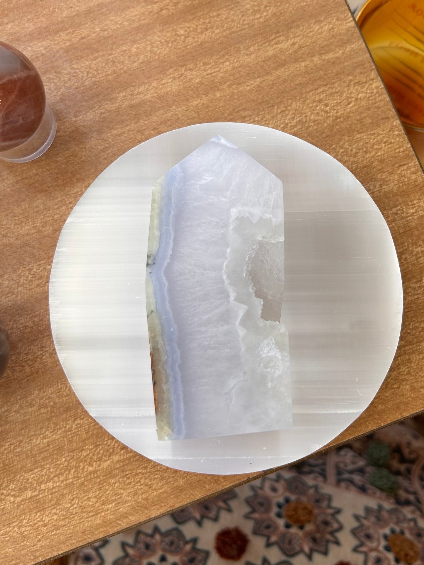 Blue Lace Agate Tower