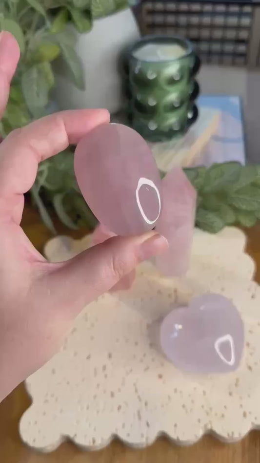 Rose Quartz Palm