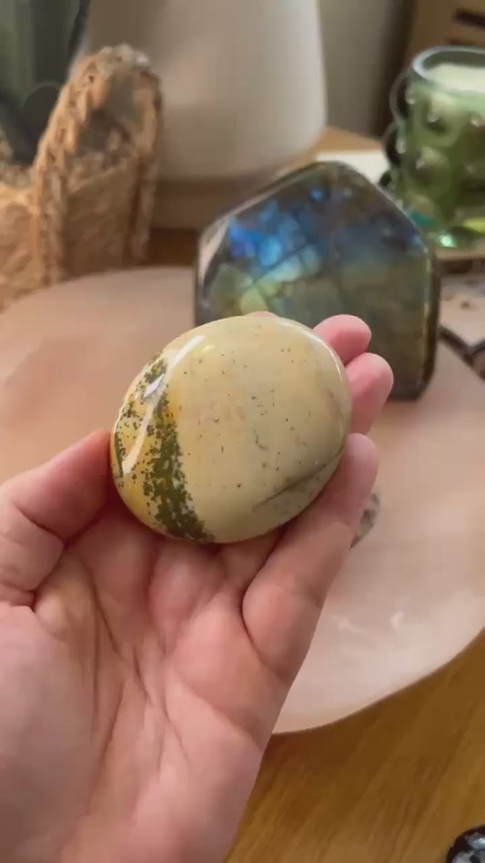 Ocean Jasper Palm Stone
