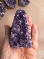 Amethyst Cut Base with Polished Sides