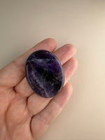 Chevron Amethyst Thumbstone