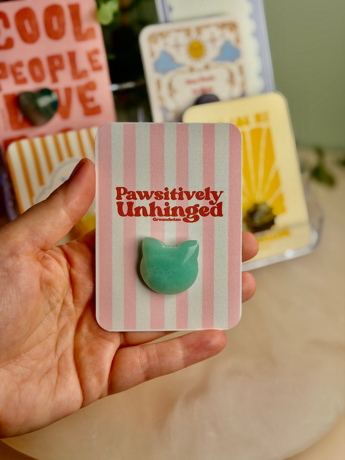Motivational Crystals  - Pawsitively Unhinged
