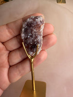 Pink Amethyst Mini Cluster on Stand