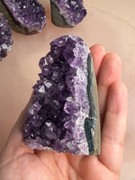 Amethyst Cut Base with Polished Sides