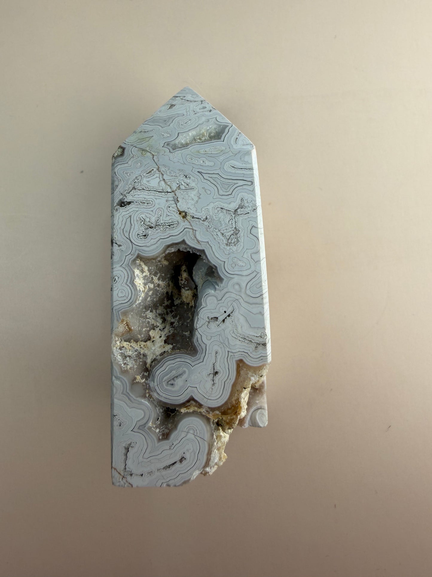 Crazy Lace Agate Tower