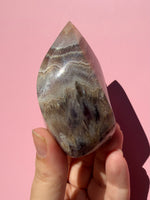 Amethyst Lace Agate Flame