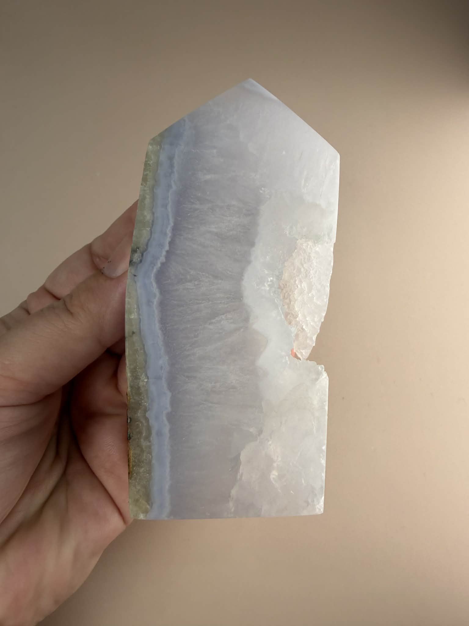 Blue Lace Agate Tower