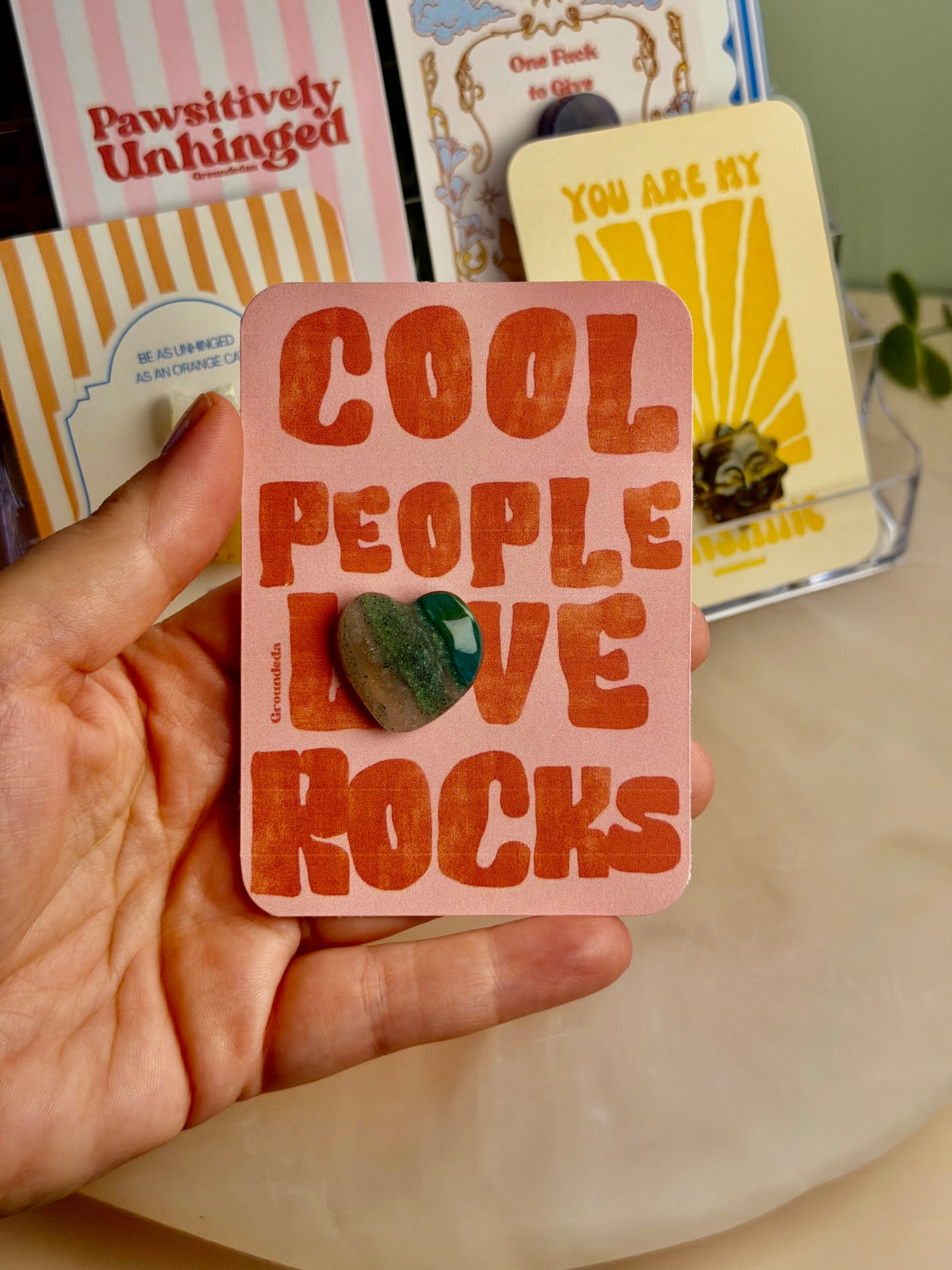 Motivational Crystals  - Cool People Love Rocks