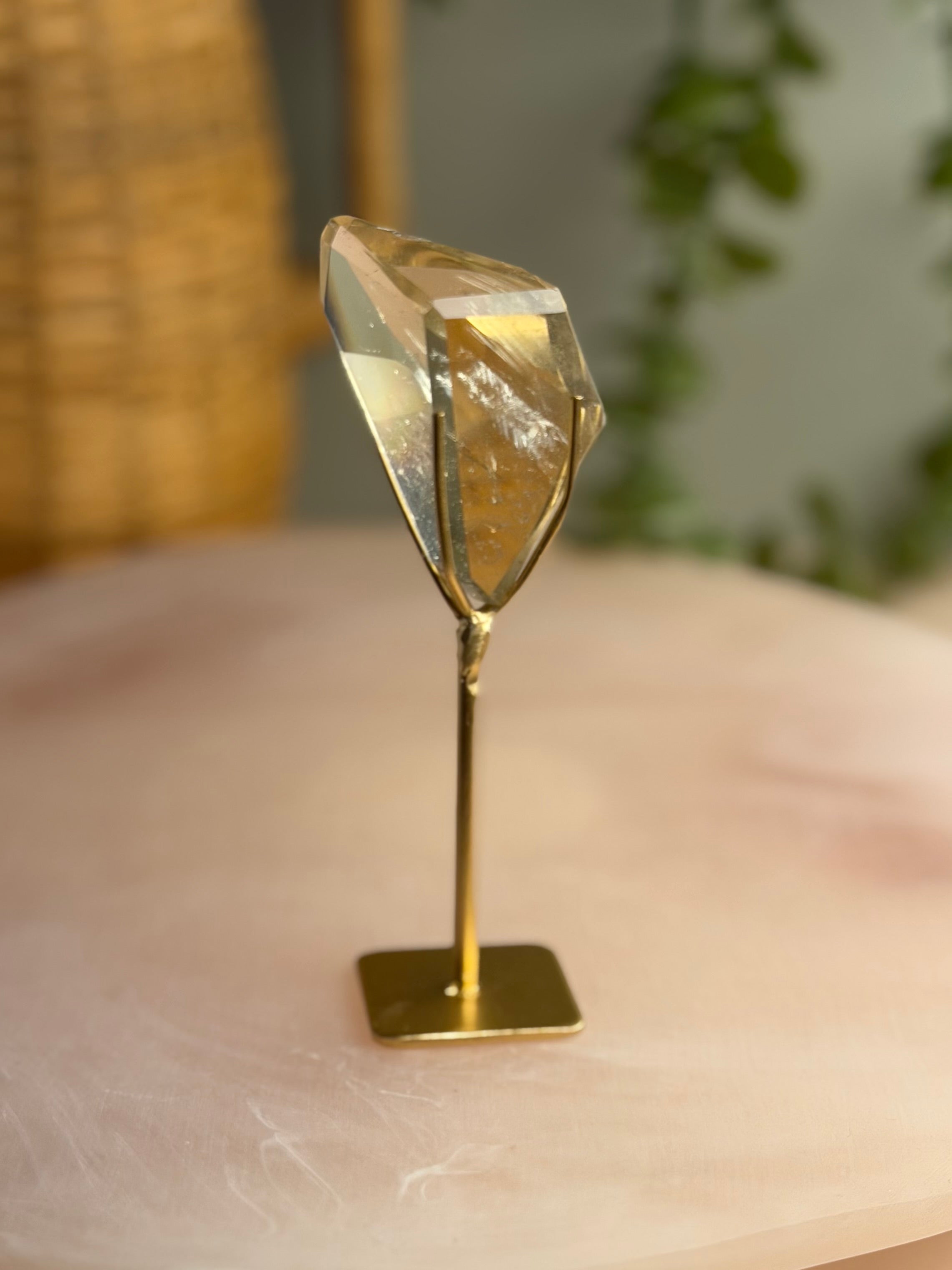 Citrine Freeform on stand