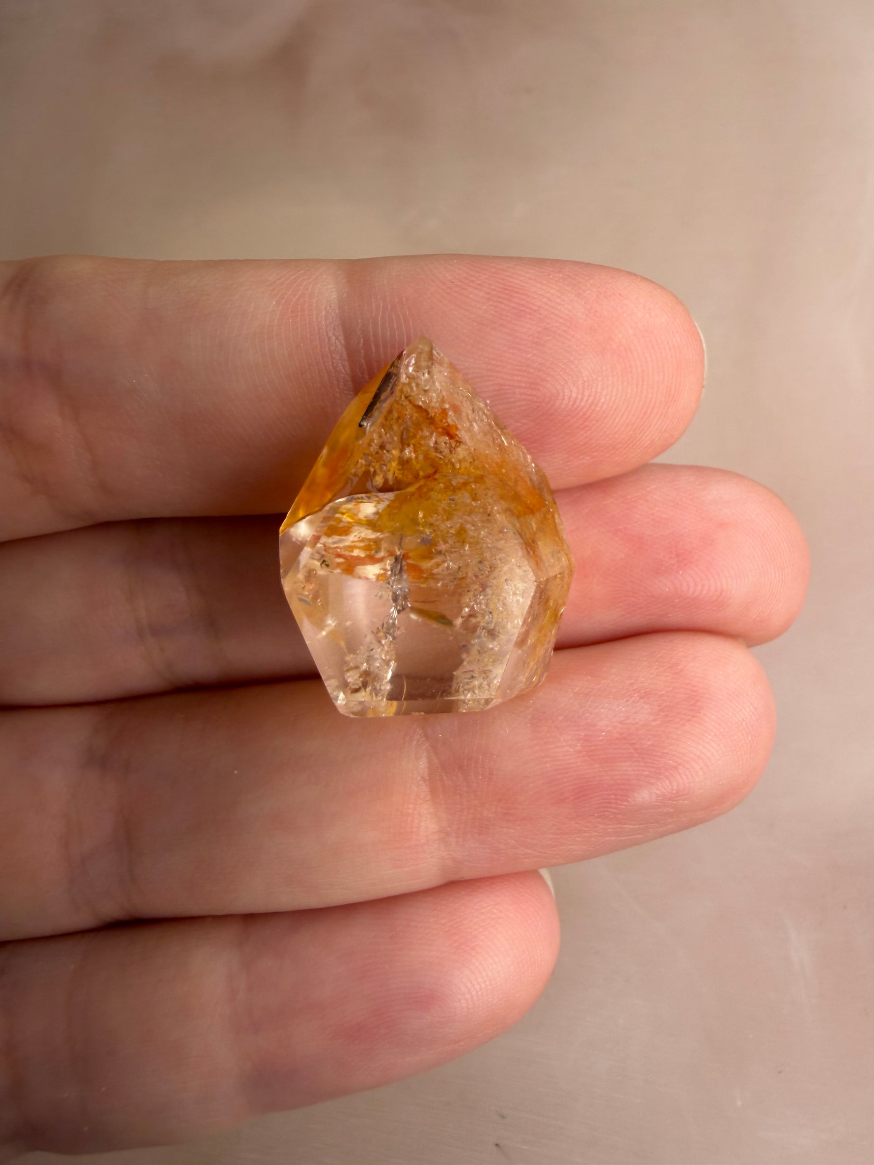 Fire Quartz & Golden Healer Baby