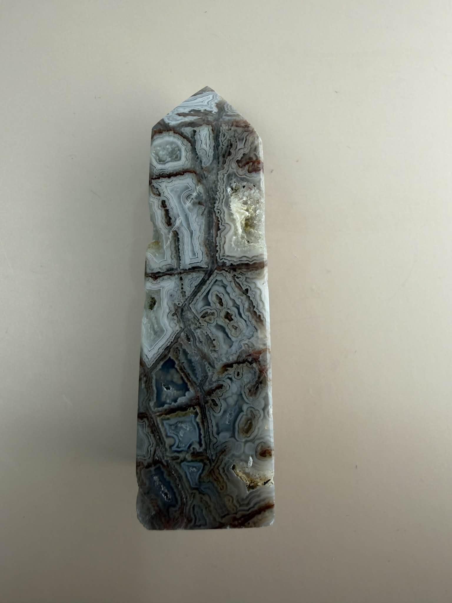 Crazy Lace Agate Tower