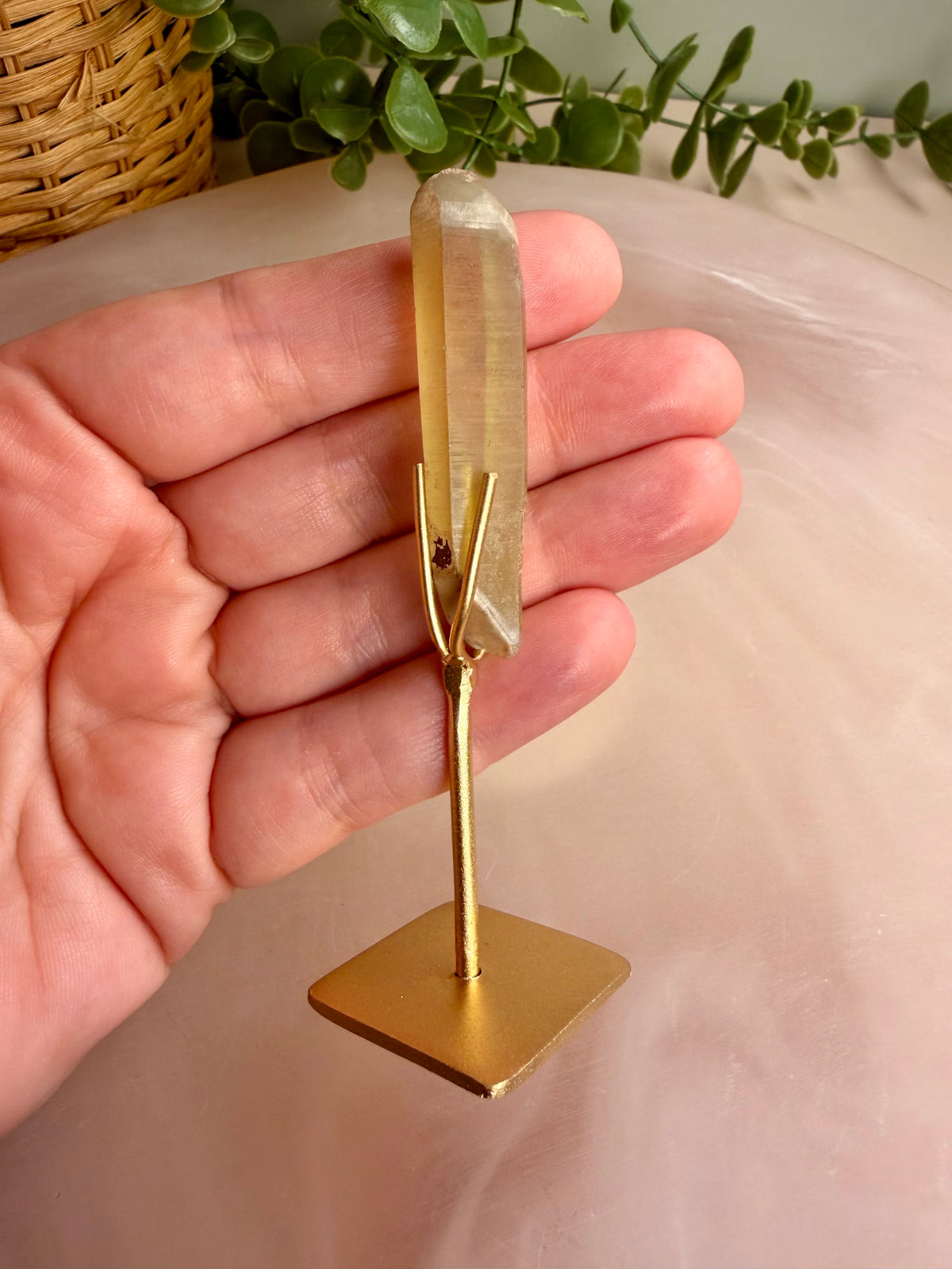 Citrine Seed on Stand