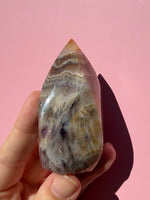 Amethyst Lace Agate Flame