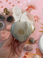 Ocean Jasper Chonky Heart