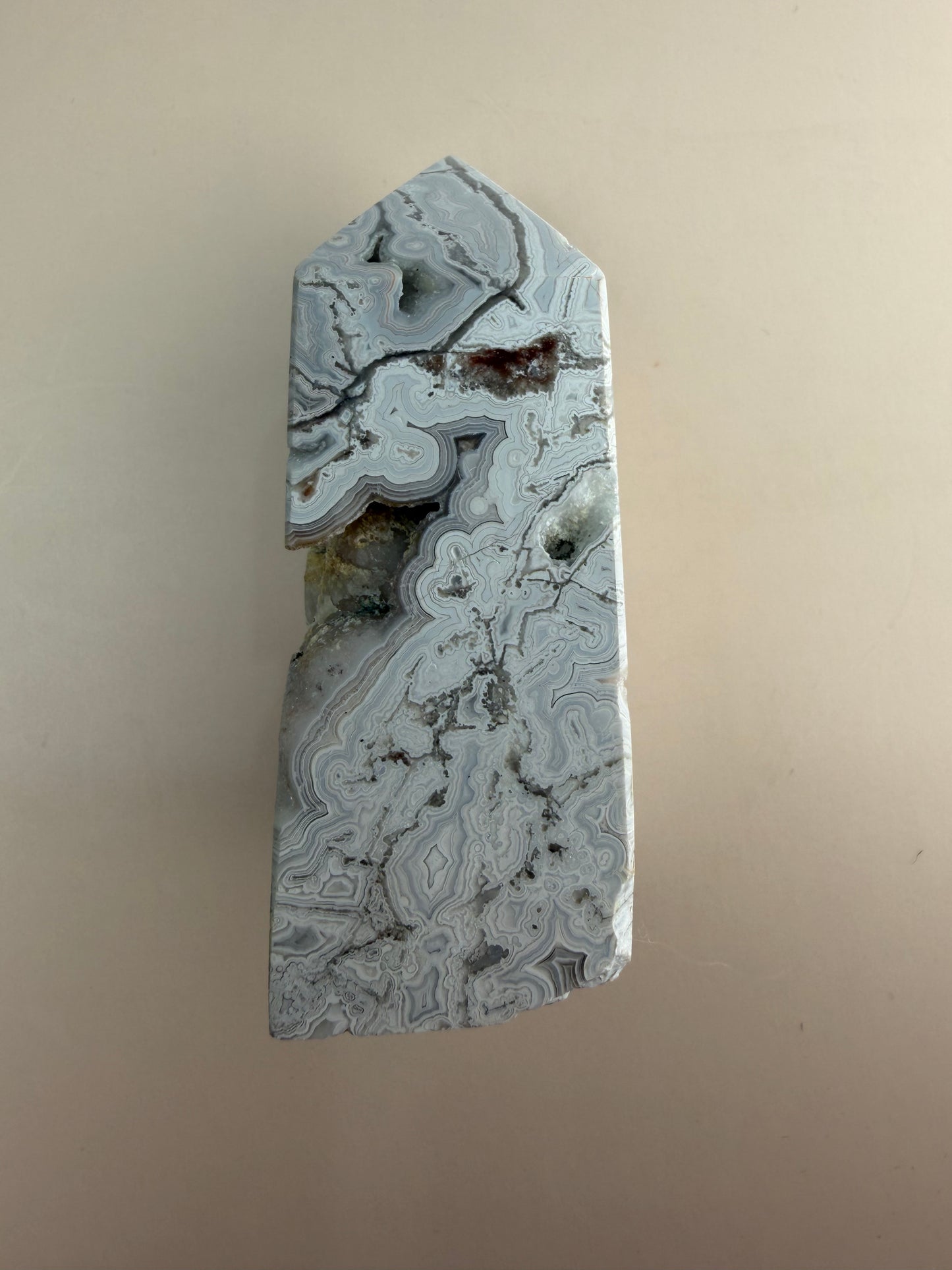 Crazy Lace Agate Tower