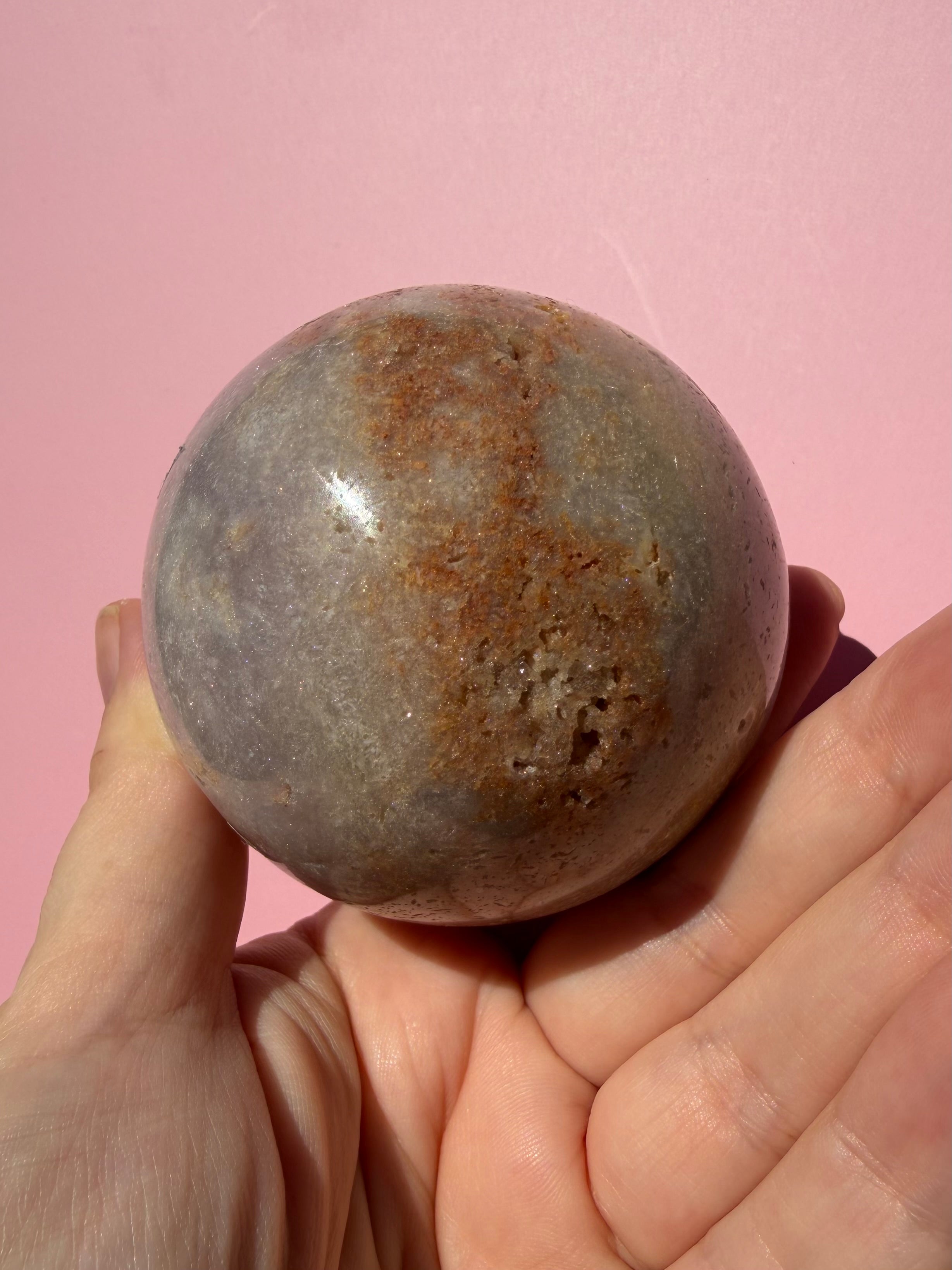 Pink Amethyst Shere