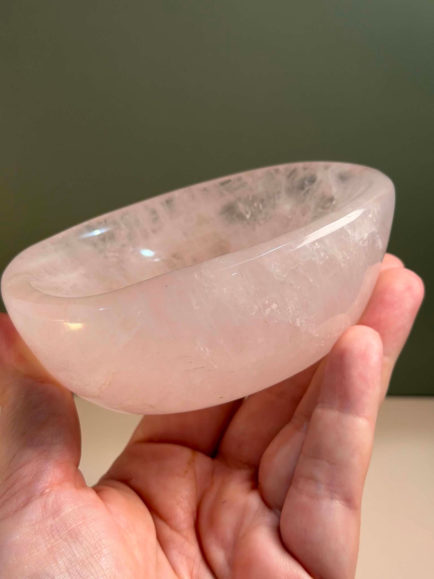 Rose Quartz Trinket Dish