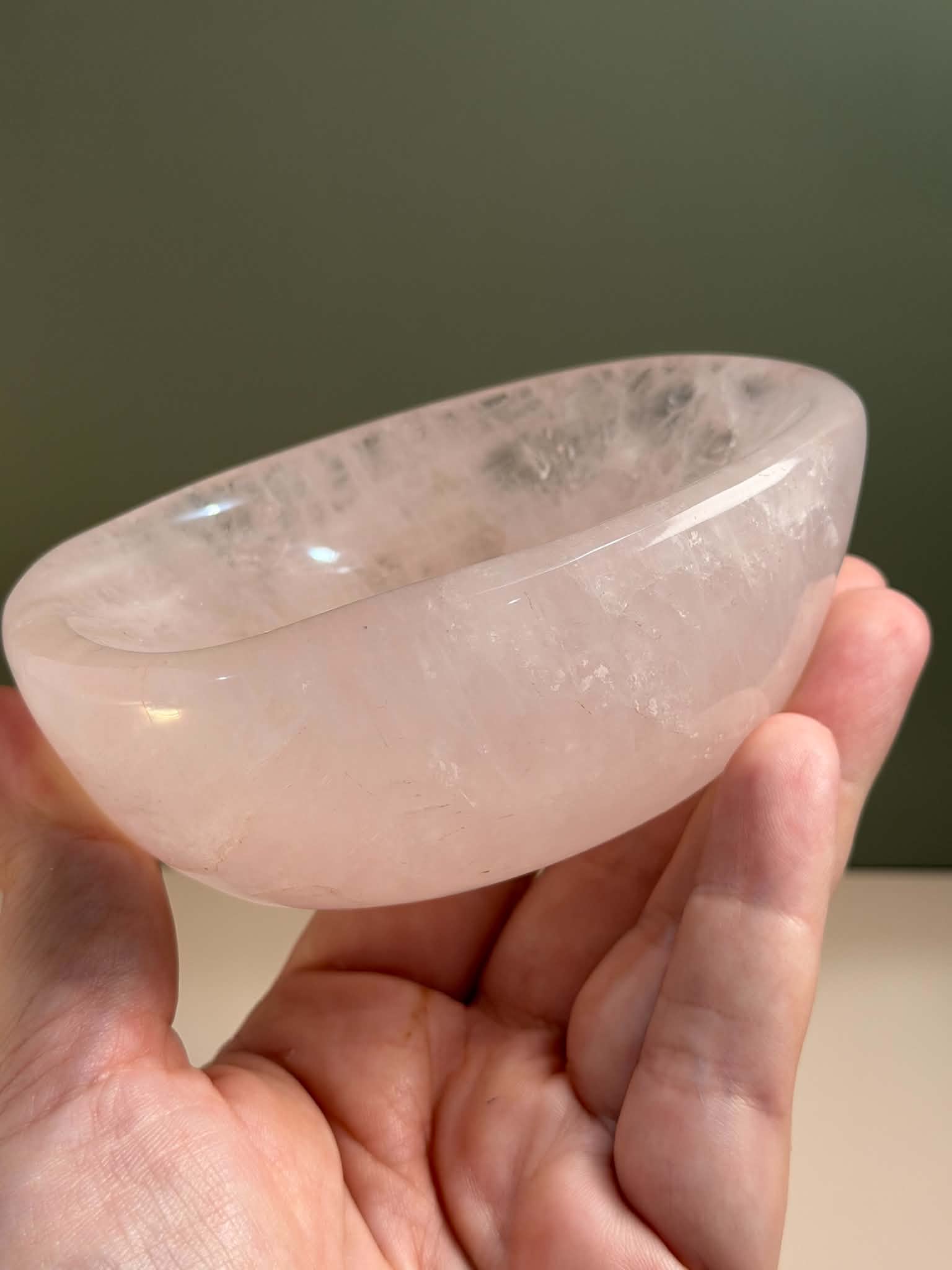 Rose Quartz Trinket Dish