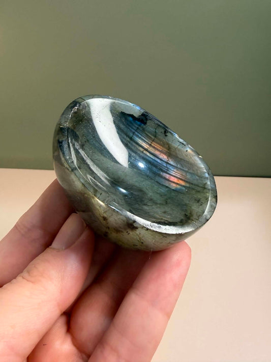 Labradorite Trinket Dish - baby