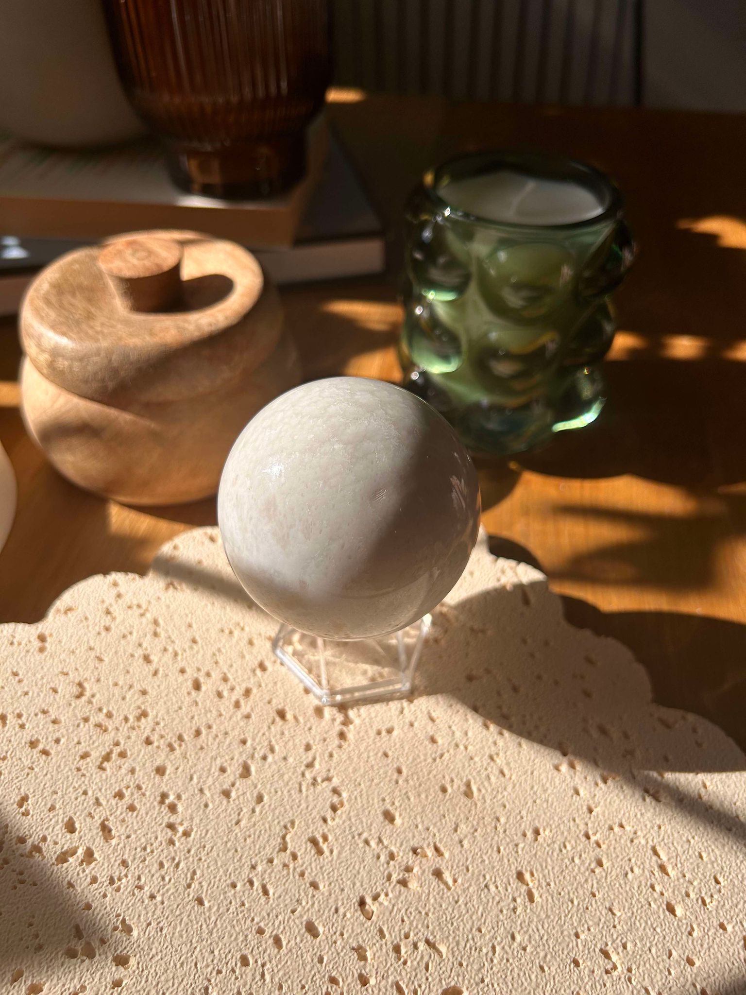 Scolecite Sphere