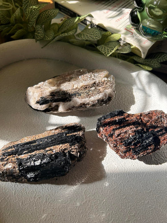 Black Tourmaline with Mica