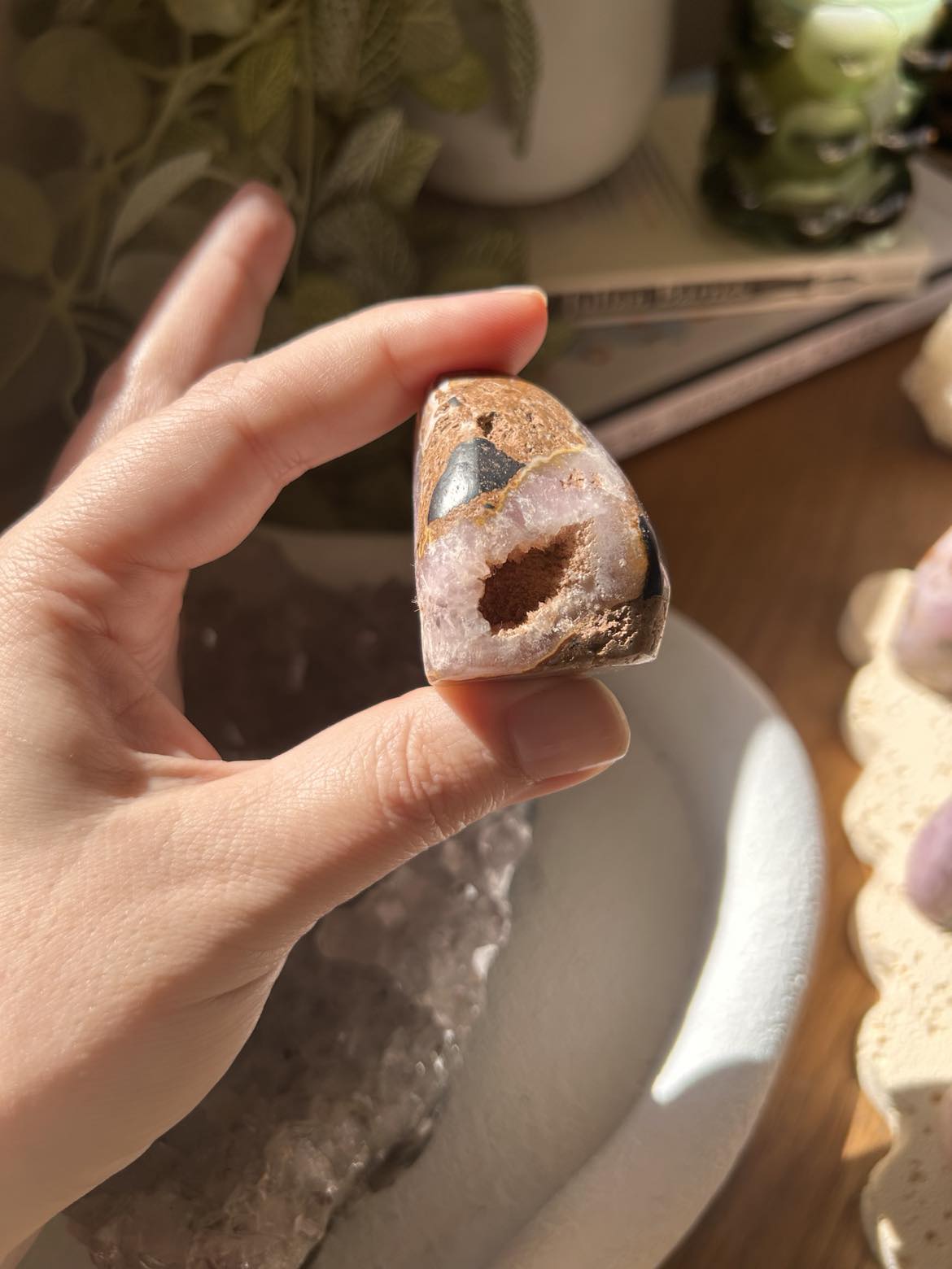 Pink Aragonite Freeform