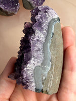 Amethyst Cut Base with Polished Sides