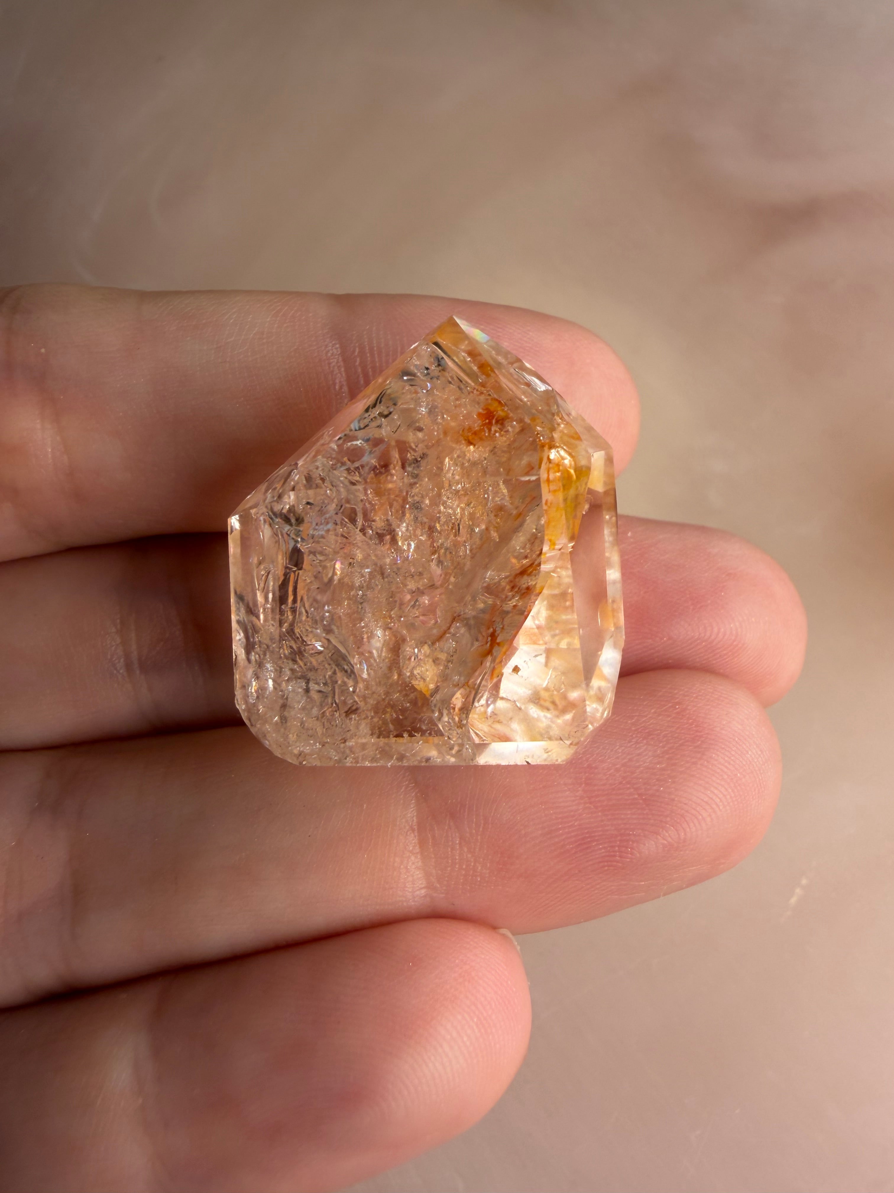 Fire Quartz & Golden Healer Baby
