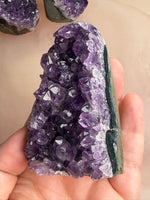 Amethyst Cut Base with Polished Sides