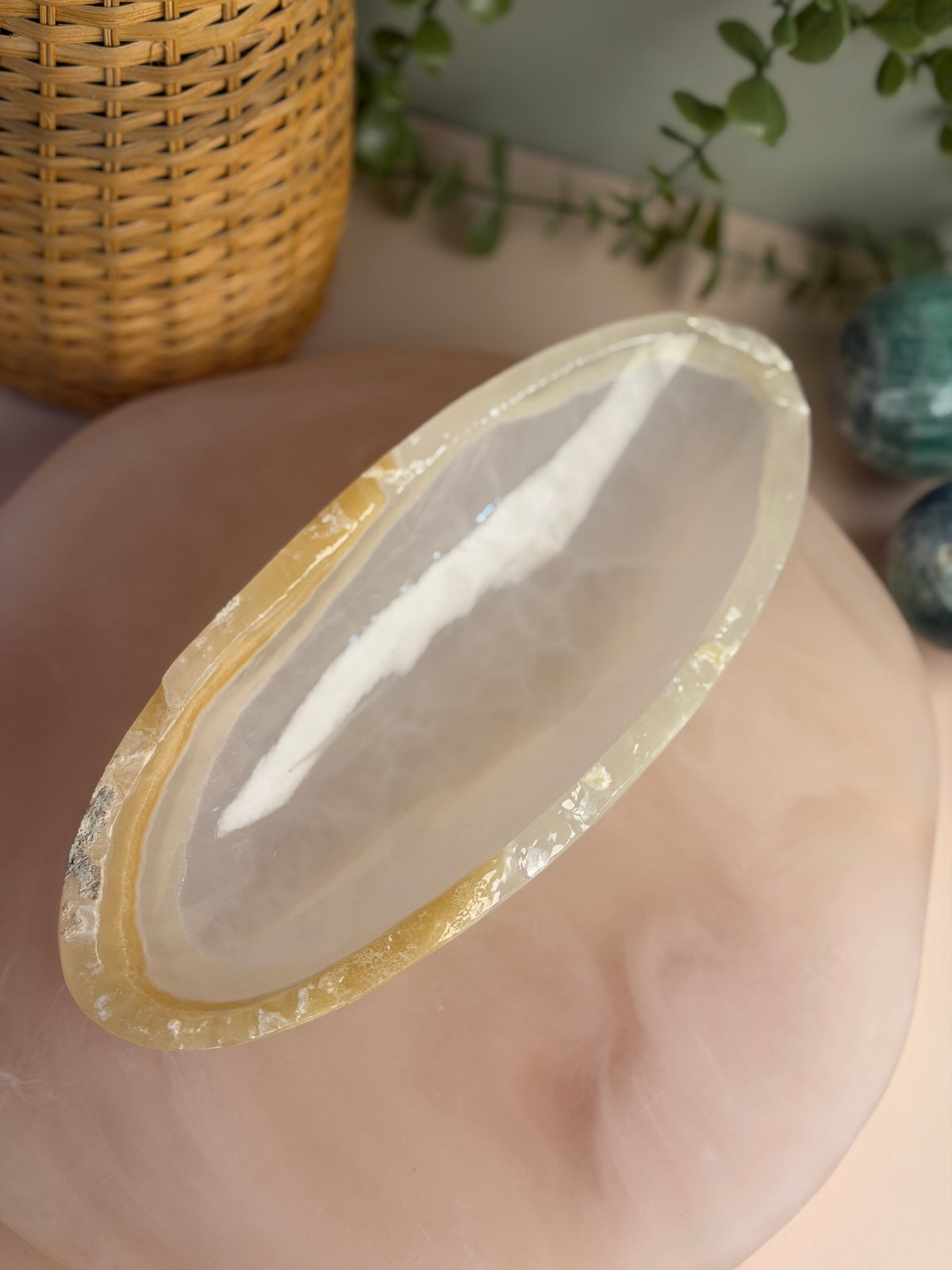 Mexican Onyx Canoe Bowl