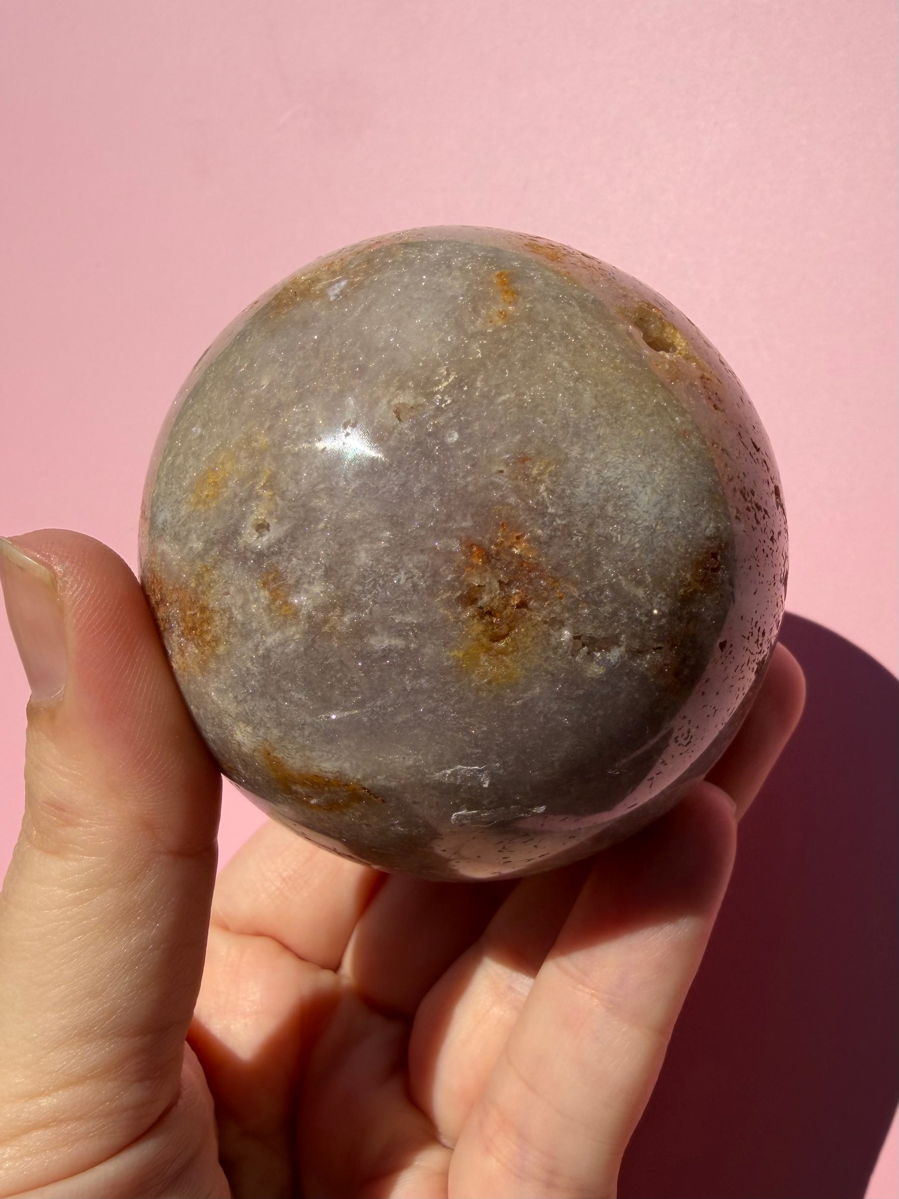 Pink Amethyst Shere