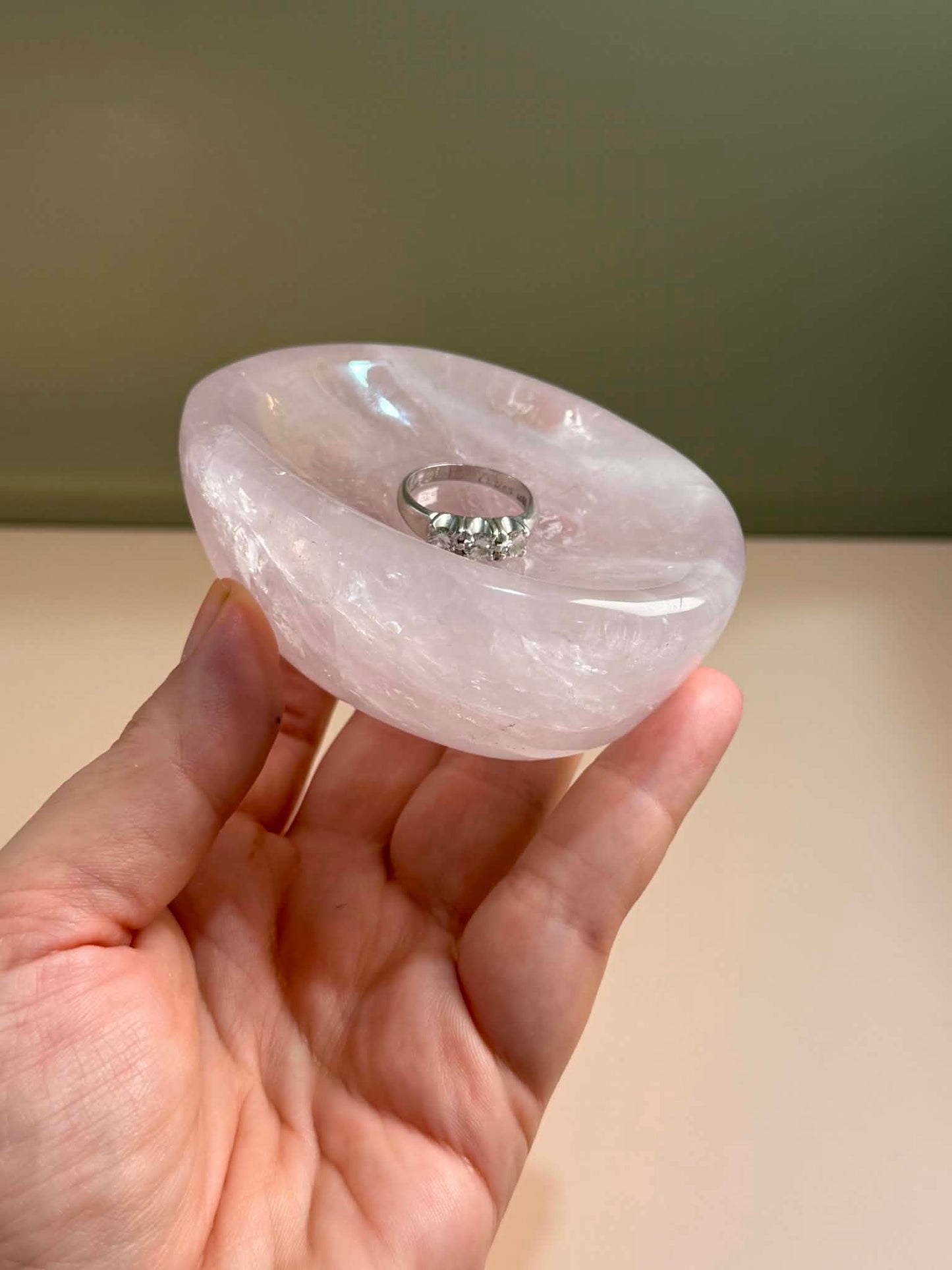 Rose Quartz Trinket Dish