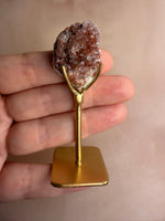 Pink Amethyst Mini Cluster on Stand