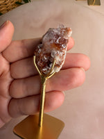 Pink Amethyst Mini Cluster on Stand