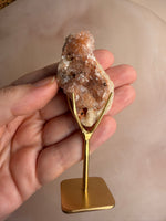 Pink Amethyst Mini Cluster on Stand