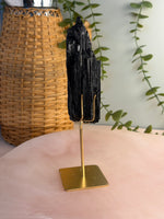 Black Tourmaline with custom stand
